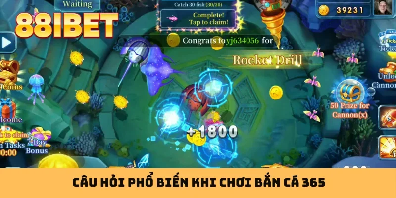 Câu hỏi phổ biến khi chơi bắn cá 365