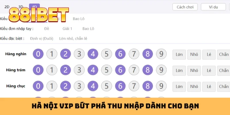 Hà Nội VIP bứt phá thu nhập dành cho bạn
